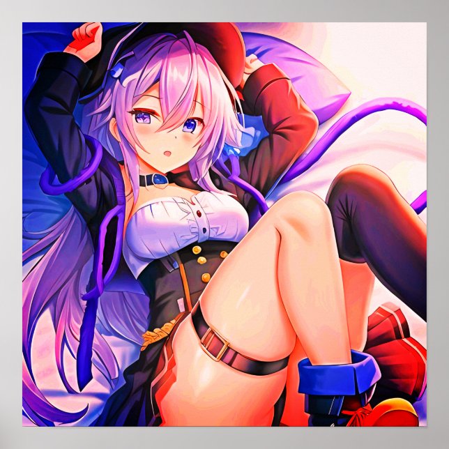 Poster Anime de fille magique (Devant)