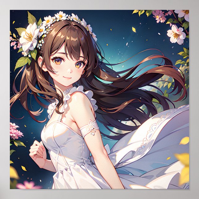 Poster Anime Girl (Devant)