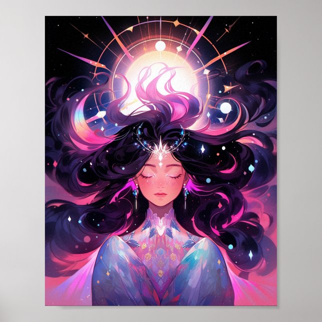 Poster Anime Girl Magical Princess (Devant)