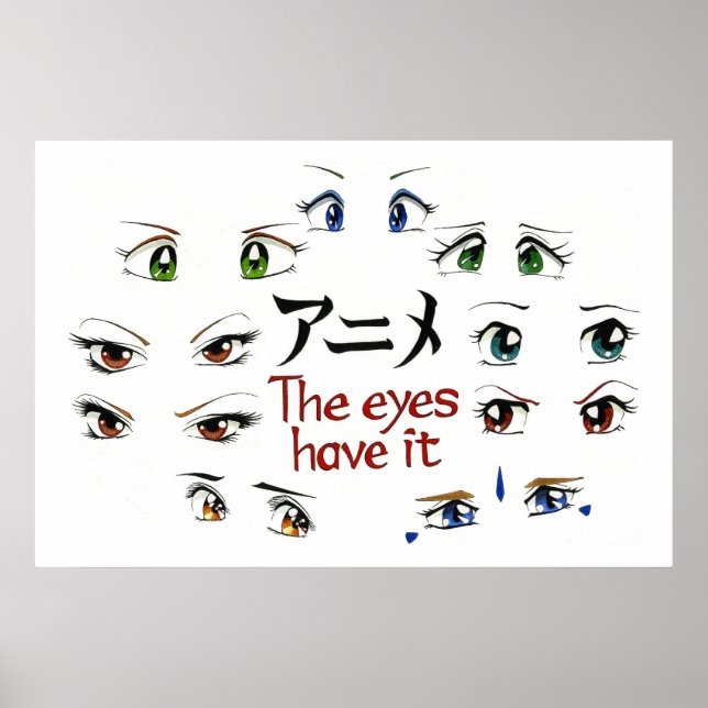 Poster Anime : Les Yeux L'Ont (Devant)