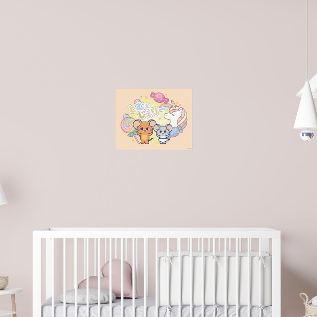 Poster Anime Magique Candyland avec Jerry et Tuffy (Pépinière 2)