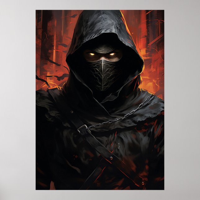 Poster Anime Ninja : Ombres de la lame silencieuse (Devant)