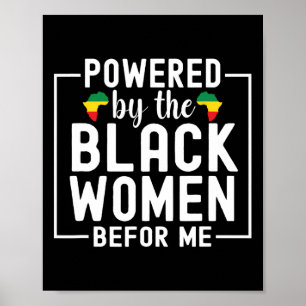 Poster Animé par les femmes noires avant moi Histoire noi