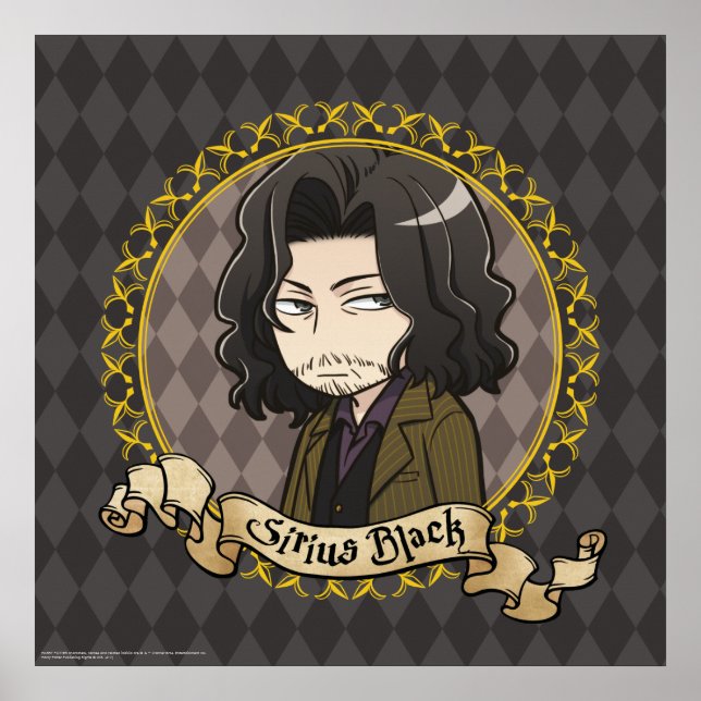 Poster Anime Sirius Black (Devant)