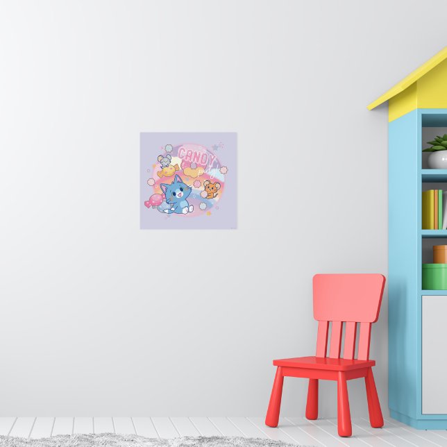 Poster Anime Tom et Jerry Candy Party (Pépinière 1)