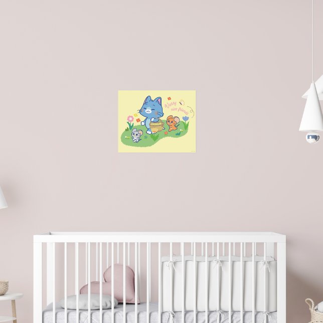 Poster Anime Tom, Jerry et Tuffy Picnic (Pépinière 2)