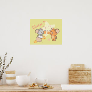 Poster Anime Tuffy et Jerry Cheese au fromage