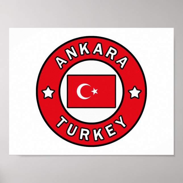 Poster Ankara Turquie (Devant)