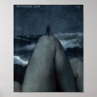 Poster Annabel Lee - Edgar Allan Poe poe poésie gothique 