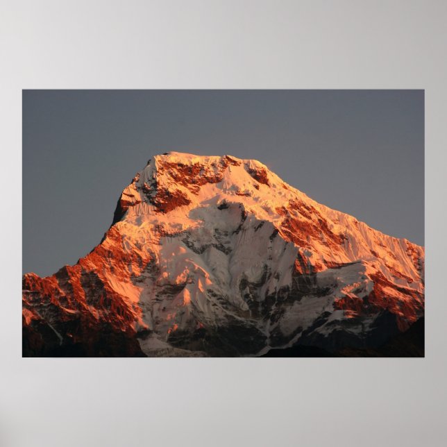Poster Annapurna Sud Sunrise 1 (Devant)