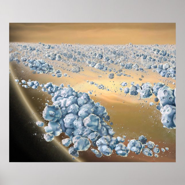 Poster Anneaux de recyclage de Saturne (Devant)