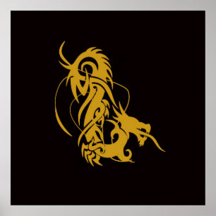 Poster Année chinoise du dragon 2012