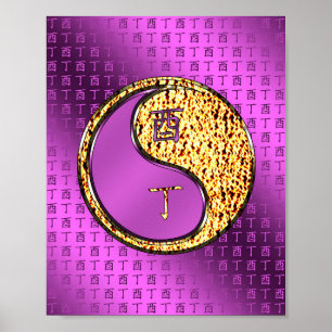 Poster Année de la coq de feu