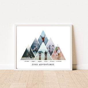 Poster Année de l'aventure Famille Cadeaux Destinations d