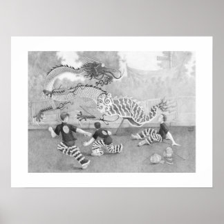 Poster Année du dragon