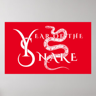 Poster Année du serpent