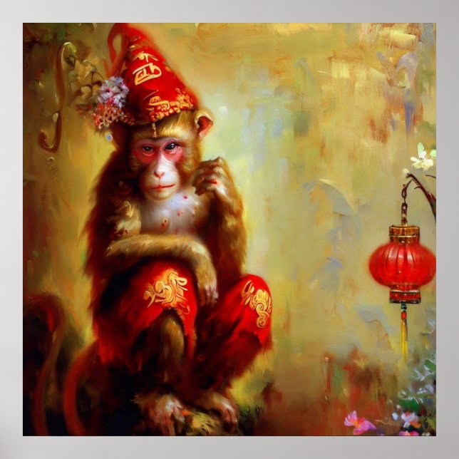 Poster Année du singe 5 (Devant)