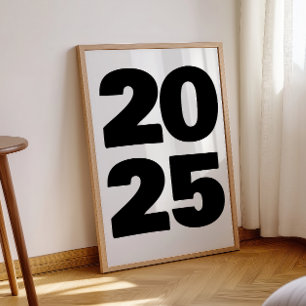 Poster Année personnalisée pour l'événement Imprimer l'af