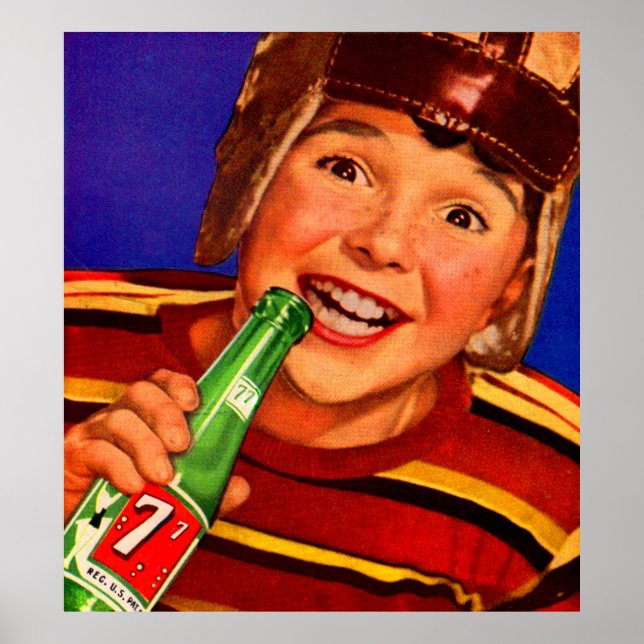 Poster Années 1950 ‘77 soda ad (Devant)