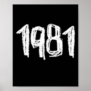 Poster Anniversaire 1981