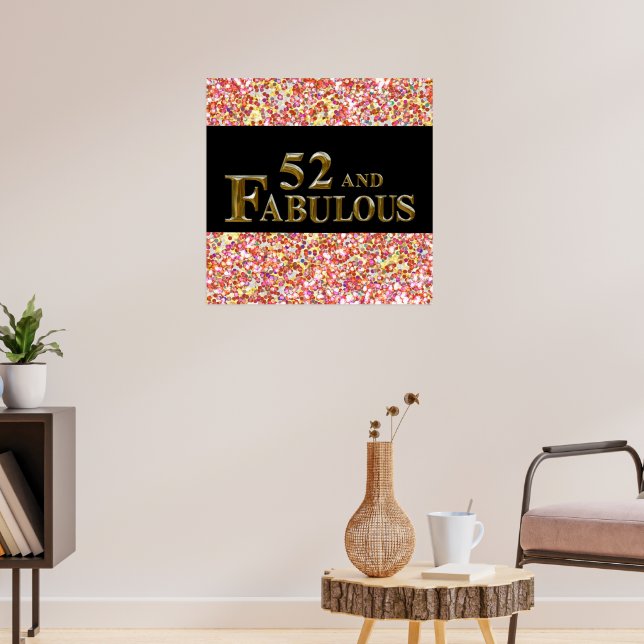 Poster Anniversaire 52 ans (Salon 3)