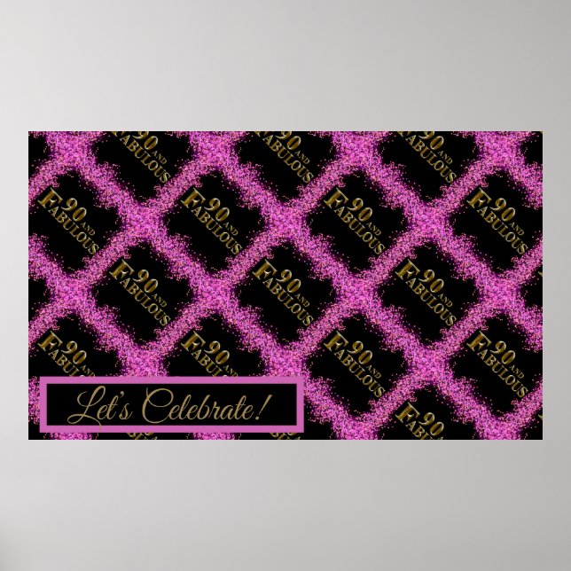 Poster Anniversaire 90 ans (Devant)