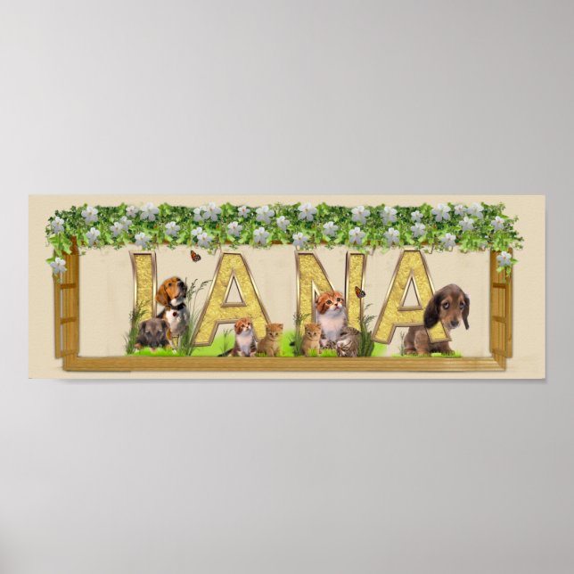 Poster Anniversaire-Capitale-lettre Art (Devant)