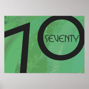 Poster Anniversaire de 70 ans