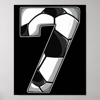 Poster Anniversaire de 7 ans de football 