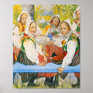 Poster Anniversaire de Kersti Par Carl Larsson