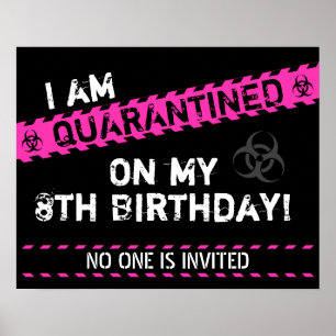 Poster Anniversaire de la quarantaine