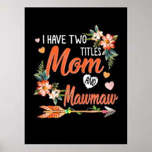 Poster Anniversaire de Maman et Mawmaw