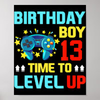 Anniversaire Garçon 13 13 Ans Jeux Vidéos Cadeaux