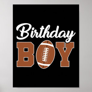 Poster Anniversaire Garçon Football Anniversaire Famille 