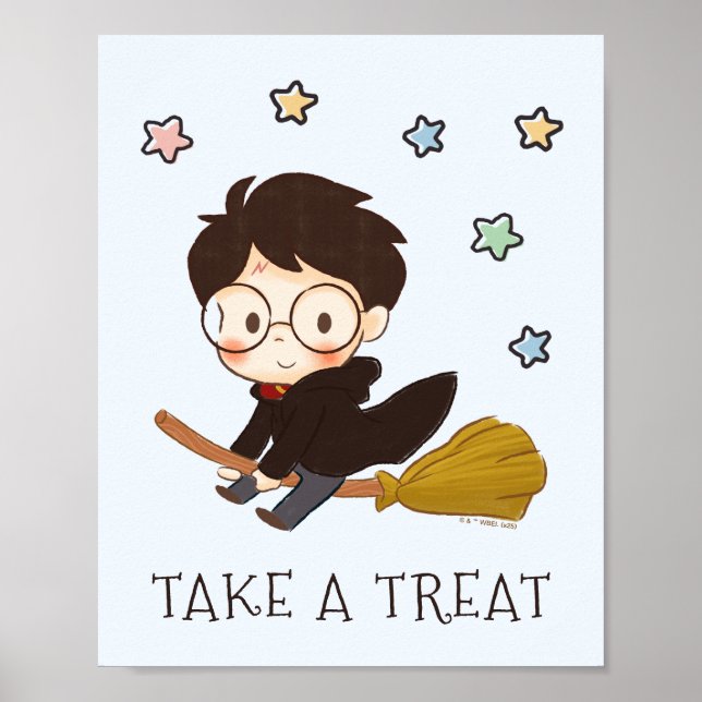 Poster Anniversaire magique de HARRY POTTER™ et Poudlard (Devant)