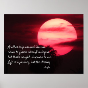 Poster Anniversaire - Un autre tour autour du Soleil