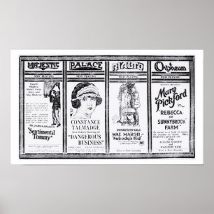 Poster Annonce 1921 de Constance Talmadge de marais de