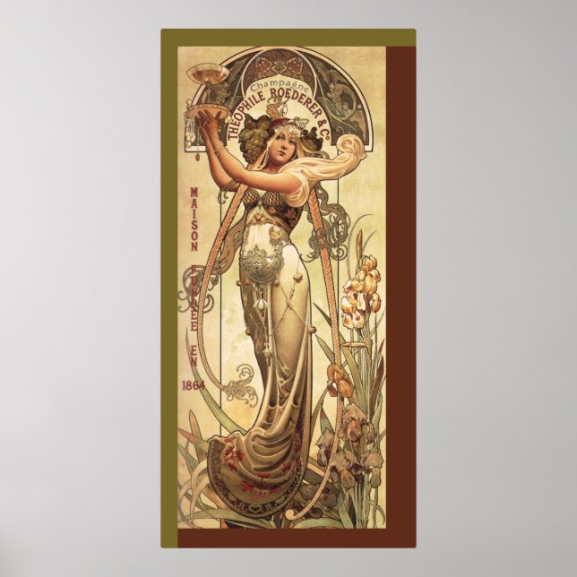 Poster Annonce de boisson Art nouveau (Devant)