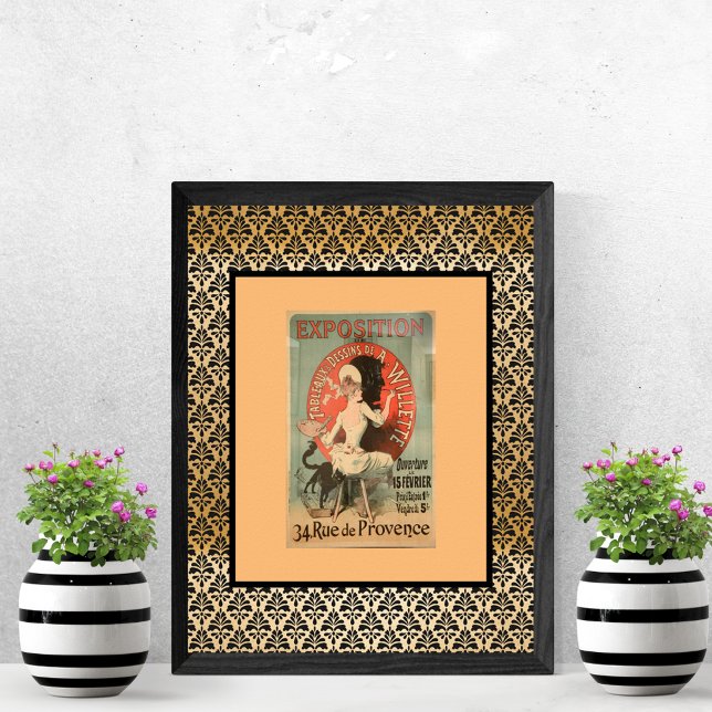 Poster Annonce d'exposition Willette française (Créateur téléchargé)