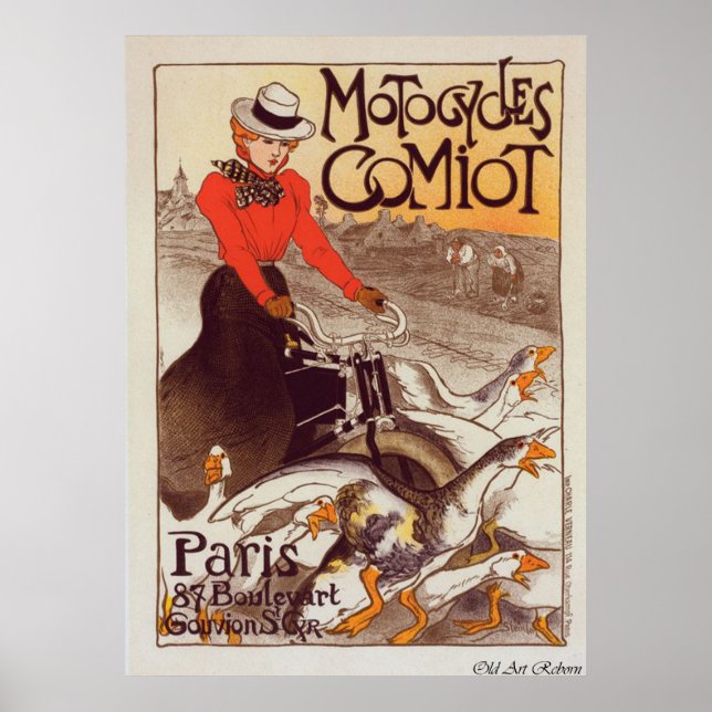 Poster Annonce moto (Devant)