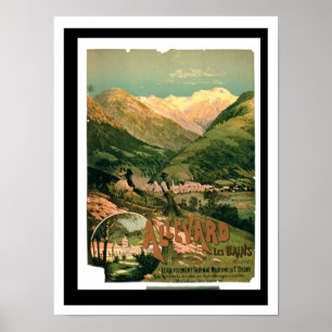 Poster Annonce pour 'Allevard Les Bains', Isere (col