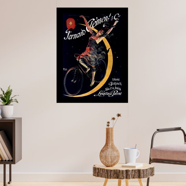 Poster Annonce Vélo Art Nouveau Français (Salon 3)