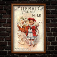 Annonce vintage de lait 1907