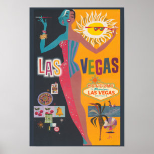 Poster Annonces voyage Las Vegas