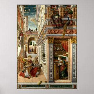 Poster Annonciation avec saint Emidius, 1486