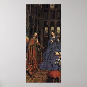 Poster Annonciation de Jan van Eyck