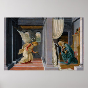 Poster Annonciation de Sandro Botticelli