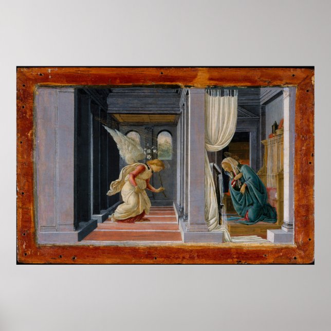 Poster Annonciation, vers 1485 (Devant)