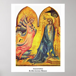 Poster Annunciation By Don Lorenzo Monaco