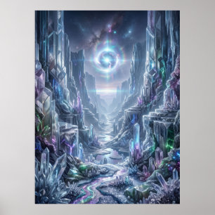 Poster Anomalie lumineuse de Crystal Canyon